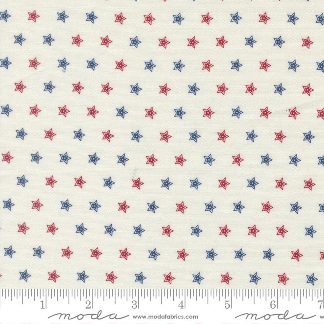 Fabric Moda Cloud Double Star American Gatherings III by the Quarter Yard 49324-11